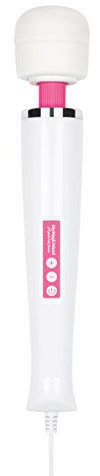 My Magic Wand Stabmassager mit UK Plug (pink) Stabmassager für Frauen – Massagestab, starker Motor & extrem leise, Massagegerät für Muskeln, stärkster Massager in Europa