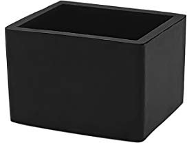 Flyshop Lot de 8 Embouts de Pieds de Chaise rectangulaires antidérapants en Caoutchouc pour protéger Le Sol des Meubles et des Tables 30 x 40 mm, 1-3/16 x 1-9/16, Noir