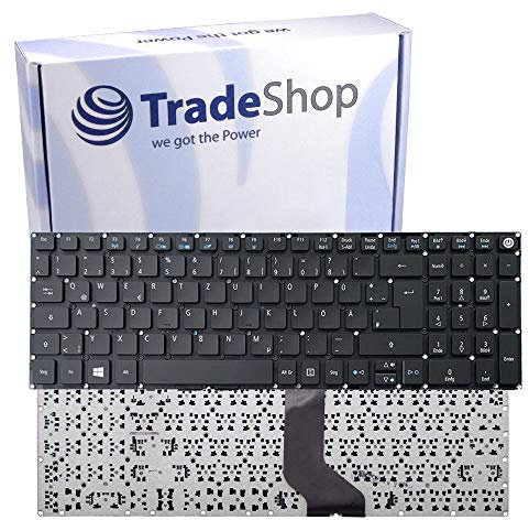 Trade-Shop Original Laptop Tastatur/Notebook Keyboard Deutsch DE QWERTZ für Acer Aspire 3 A315-53-583N A315-53-35FQ F5-521 F5-522 F5-571 K50-30 P259-M P277-M