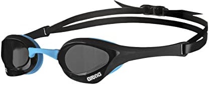 ARENA Cobra Ultra Swipe Occhialini Nuoto da Gara Unisex Adulto, Occhialini Piscina con Lenti Curve, Anti-Appannamento, Protezione UV, 5 Ponti Nasali Intercambiabili