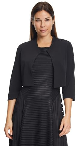 Vera Mont Damen Bolero-Jacke figurbetont 40, Jet Black