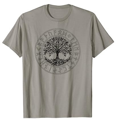 Baum des Lebens, Runen Kreis, Keltischer Lebensbaum, viking T-Shirt