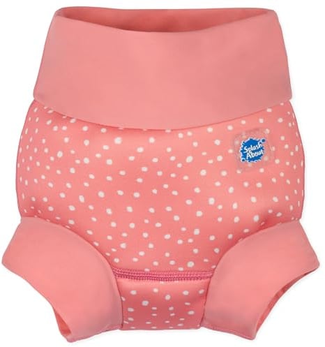 Splash About Happy Nappy, Pink Dotty, 6-12 Months