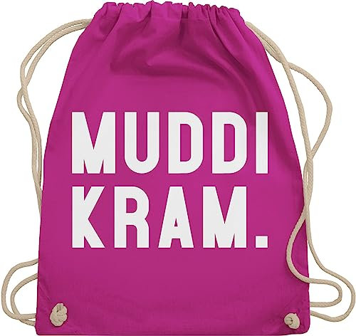 Turnbeutel Rucksack - Mama - Taschen - Muddi Kram - Unisize - Fuchsia - muttertagsgeschenk stoffrucksack mommy mutter mum stoffbeutel mothers day gift muttertagsgeschenke mom mutti juterucksack