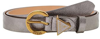 GUESS Damen Gürtel Amantea grau/gold M (95)