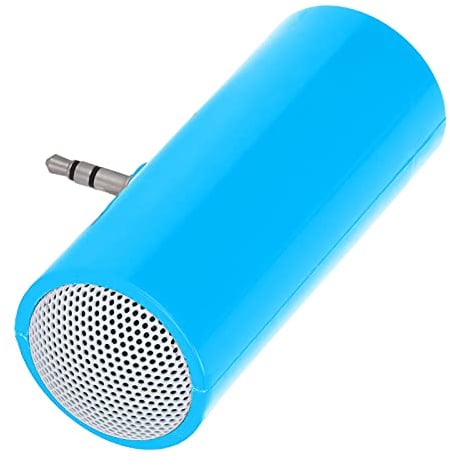 Mini Altoparlante Portatile con Jack 3,5 Mm, Stereo, per Smartphone e Ta | Suono Chiaro E Potente, Altoparlante Compatto, Per Cellulari Pc Mp3 Mp4 Lettore, Ideale Per Musica Film Giochi, Blu