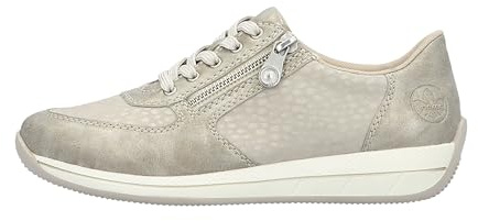 Rieker Veterschoenen Laag Beige