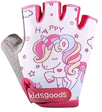 Fingerlose Kinderhandschuhe - Fingerlose rutschfeste Kinderhandschuhe,Bedruckte Fahrrad-Übungshandschuhe für Jungen und Mädchen, die Camping- und Outdoor-Sportarten Radfahren