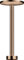 hansgrohe AXOR One Deckenanschluss 300 mm für Duschkopf 280 2 Strahlarten, 48496300, Farbe: Polished Red Gold