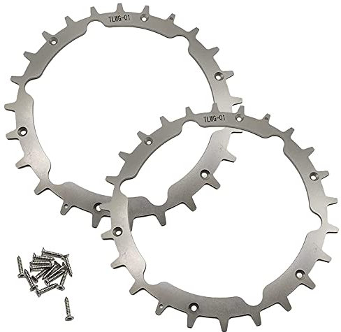 Crampons antidérapants de roue de traction de 212 mm pour robot de tonte Gardena Sileno City pour robot de tonte Gardena 250 Smart, 500 Smart, 300, 400, Life 1000, 500 Smart+, 600 (TLWG-01)