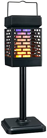 Jata MOST3523 - Lámpara Antimosquitos Eléctrico Solar, Uso Exterior, Área de acción 60 m², Elimina por Descarga, Resistente al Agua, Sin gasto eléctrico