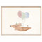 MeinBaby123 Poster I Süße Tiere I 4er/6er/8ter Sets (Hund & Luftballon)