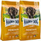 Happy Dog Sensible Piemonte M 2X 4 kg - Trockenfutter, Geschmacksrichtung Ente & Seefisch