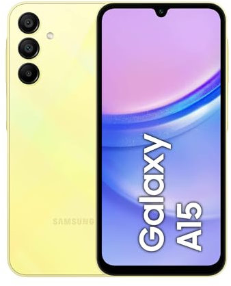 Samsung SM-A155F Galaxy A15 Dual SIM 4GB RAM 128GB Yellow EU (Reconditionné)