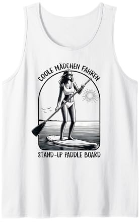 Paddle Board Outfit Frauen Damen Mädchen Stand Up Paddling Tank Top