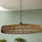 CGC Lighting Indoor Ceiling lamp Shade Natural String Woven Easy fit Non Electrical (Large Round) 70cm