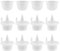 12uds Repuestos para Extractor de Leche para BabyBuddha, 8 Válvulas de Pico de Pato y 4 Membranas de Silicona para BabyBuddha Zoomee Z1/Z2 Motif Medical Twist (Sin BPA ni DEHP)