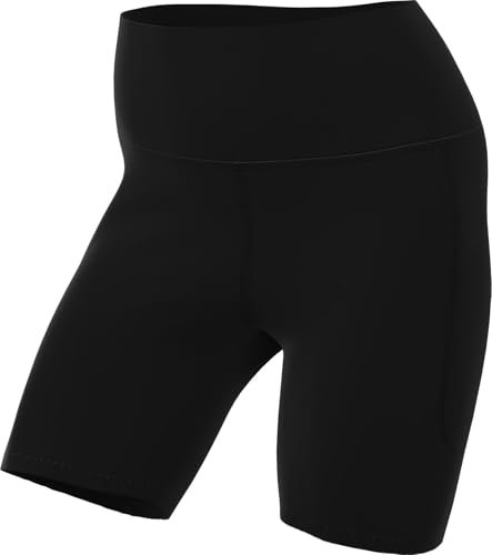 Nike Damen Dri-Fit One Hr Pkt Shorts, Black/Black, M