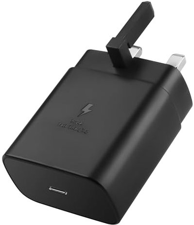 Einlike 45W Super Fast Charger USB C Plug for Samsung Galaxy S25, S24, S23, S22 Ultra FE, S25+, S24+, S23+, A15, A54, Z Flip6, Fold6, Tab S9 S10 Ultra, Google Pixel 9, PPS Fsat Charger, Black