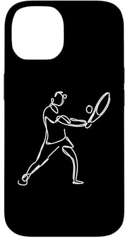 iPhone 14 Tennis Player Drawing Case