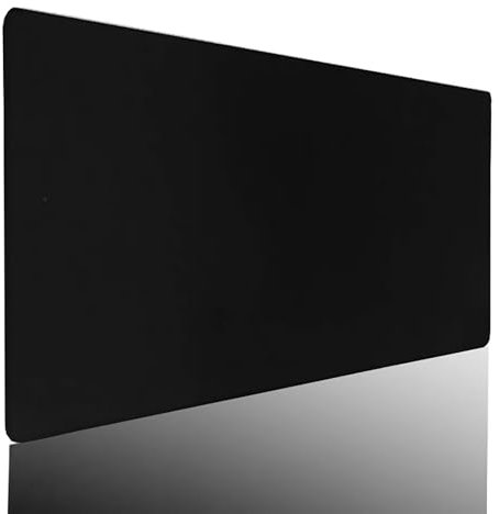 Schwarz Gaming Mauspad XXL 60 x 40 cm, Mousepad Schreibtischunterlage Wasserdicht Und rutschfest Mouspad mit VernäHten Kanten Verbessert PräZision und Geschwindigkeit Geeignet für BüRospiele A4-Q