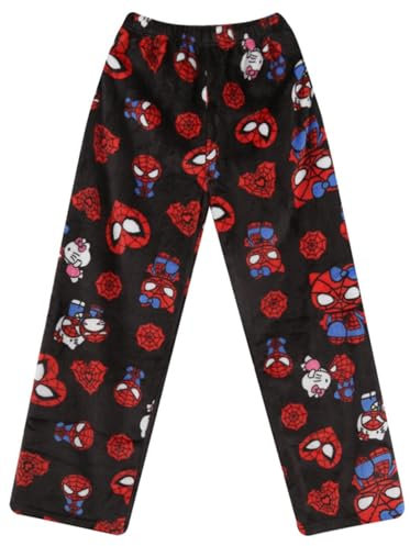 Pantaloni Pigiama Donna Lunghi - Flanella Pigiama da Donna Pantaloni Cartoni Animati Anime Super Morbido Comodo Pile Caldo Kawaii Pigiami Pigiamino Casual da Casa per l'esterno Pantalone da Notte