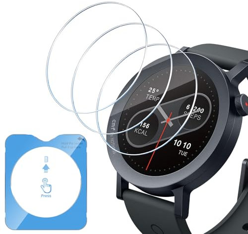 HidWee 3 Pezzi Pellicola Protettiva Compatibili con Nothing CMF Watch Pro 2, 9H Durezza Vetro Temperato Anti-Graffi/Anti-Olio Watch Screen Protector