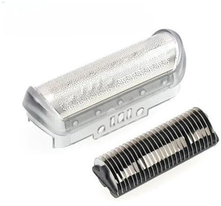 Ersatzzubehör 10B Rasierkopf, Kompatibel Mit Braun, 1 Series 190s1/190/Z40/1735/1775, Rasierer(Silver)