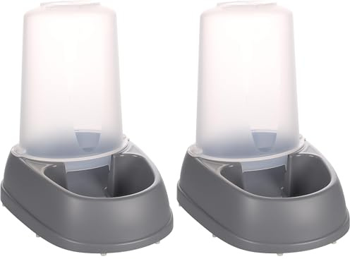 Flamingo Distributeur Automatique d'eau et Nourriture pour Chiens et Chats - 2,5 L - Meilleure qualité Prix d'achat (Lot de 2)