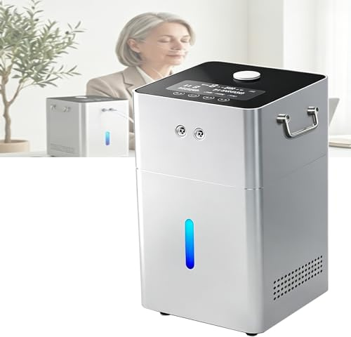 Generador de oxígeno de hidrógeno portátil Máquina de inhalación de oxihidrógeno for el hogar Inicio con una tecla Equipo de cuidado corporal de escritorio de bajo ruido(900ml)