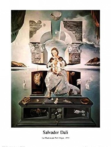 1art1 Salvador Dali Poster La Madonne du Port Ligat II Affiche Reproduction 80x60 cm