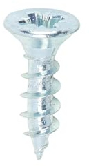 TIMCO Solo Chipboard & Woodscrews - PZ - Double Countersunk 4.0 x 15 - Zinc - Box of 200