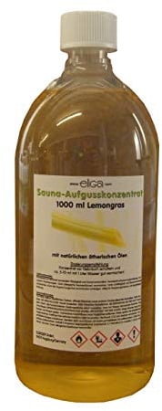 eliga Sauna-Aufgusskonzentrat Lemongras, 1er Pack (1 x 1 l)