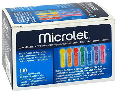 LANZETTEN Microlet farbig 100 St