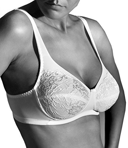 GIOS Reggiseno Senza Ferretto Coppa C - Art. Donna (4 IT, Bianco)