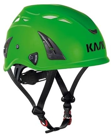 KASK SUPERPLASMA AQ INDUSTRIESCHUTZ -UND KLETTERHELM (GRÜN) | INKLUSIVE SCHUTZBRILLE (TRANSPARENT)