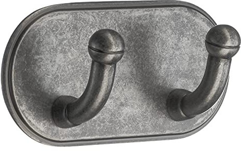 Smedbo Design Doppel Hakenleiste Schwarz Rustikal BG1121