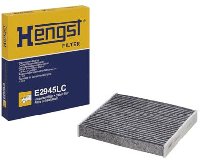 HENGST - Innenraumfilter E2945LC - Luftfilter für den Innenraum mit Aktivkohle - Filtert Staub, Pollen & Gerüche für Allergiker - Für saubere Frischluft im KFZ - Automotive Zubehör