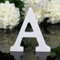 Freeas Dekorative Holz Buchstaben, hängende Wand 26 Buchstaben aus Holz Alphabet Wand Buchstaben für Kinder Baby Name Mädchen Schlafzimmer Hochzeit Geburtstag Party Home Decor-Briefe (A)
