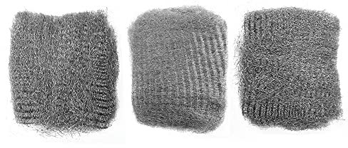 Dekton 30g x 3PC Steel Wool | Assorted Grit Pack for Multi-Surface Use | Fine, Medium & Coarse Grits for Finishing, Stripping and Heavy-Duty Cleaning | Ideal for Wood, Metal, Paint, Varnish & Copper