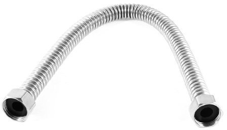 N/A Edelstahl für Badezimmer, Dusche, Durchlauferhitzer, Schlauch 40 cm, 19 mm