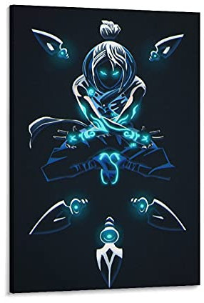 BAOMIHUA Valorant Jett Poster, dekoratives Gemälde, Leinwand, Wandkunst, Wohnzimmer, Poster, Schlafzimmer, Malerei, 20 x 30 cm