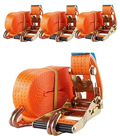 4X Profi Ratschen Spanngurt Zurrgurt 10m 4t 4000kg Set TÜV/GS