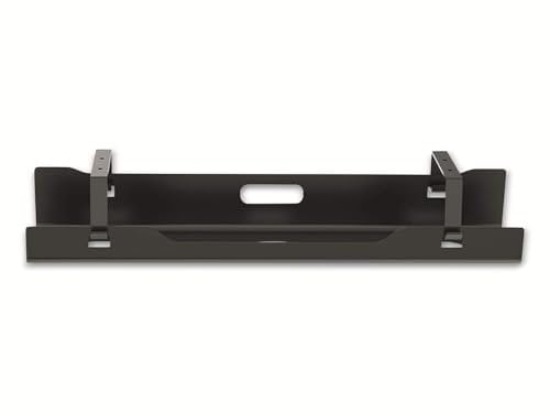 PureMounts® Kabel-Halterung für Schreibtische, Kabelmanagement mit Untertischmontage, 60 cm, schwarz