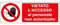 NEW CARTELLO SEGNALETICO UNI - vietato l'accesso al personale non autorizzato - Adesivo Extra Resistente, Pannello in Forex, Pannello In Alluminio (pannello in alluminio 30x12 cm)