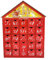 Weihnachten Adventskalender aus Holz mit 24 Schubladen 30x6,3x39cm 15 H