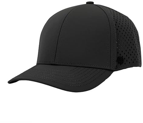 ANKOR Ultra Performance Wasserabweisende Baseballmütze | Golf | Boot | Strand | See | Workout | Alltag | Männer und Frauen, schwarz, Einheitsgre