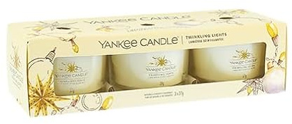 YC CLASSIC - Świece mini - 3 pack TWINKLING LIGHTS