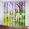 CANNOA Vorhang Blickdicht Kurz 3D Forest Art Pferde Muster Vorhänge 2Er Set 140x200 cm Thermovorhang Kälteschutz Mit Ösen Gardinen Kinderzimmer Verdunkelungsvorhang Schlafzimmer Wohnzimmer Deko
