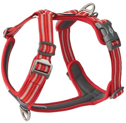 DOG Copenhagen Comfort Walk Air 3.0 Hundegeschirr - Geschirr für Hunde - Welpengeschirr, Classic Red, M